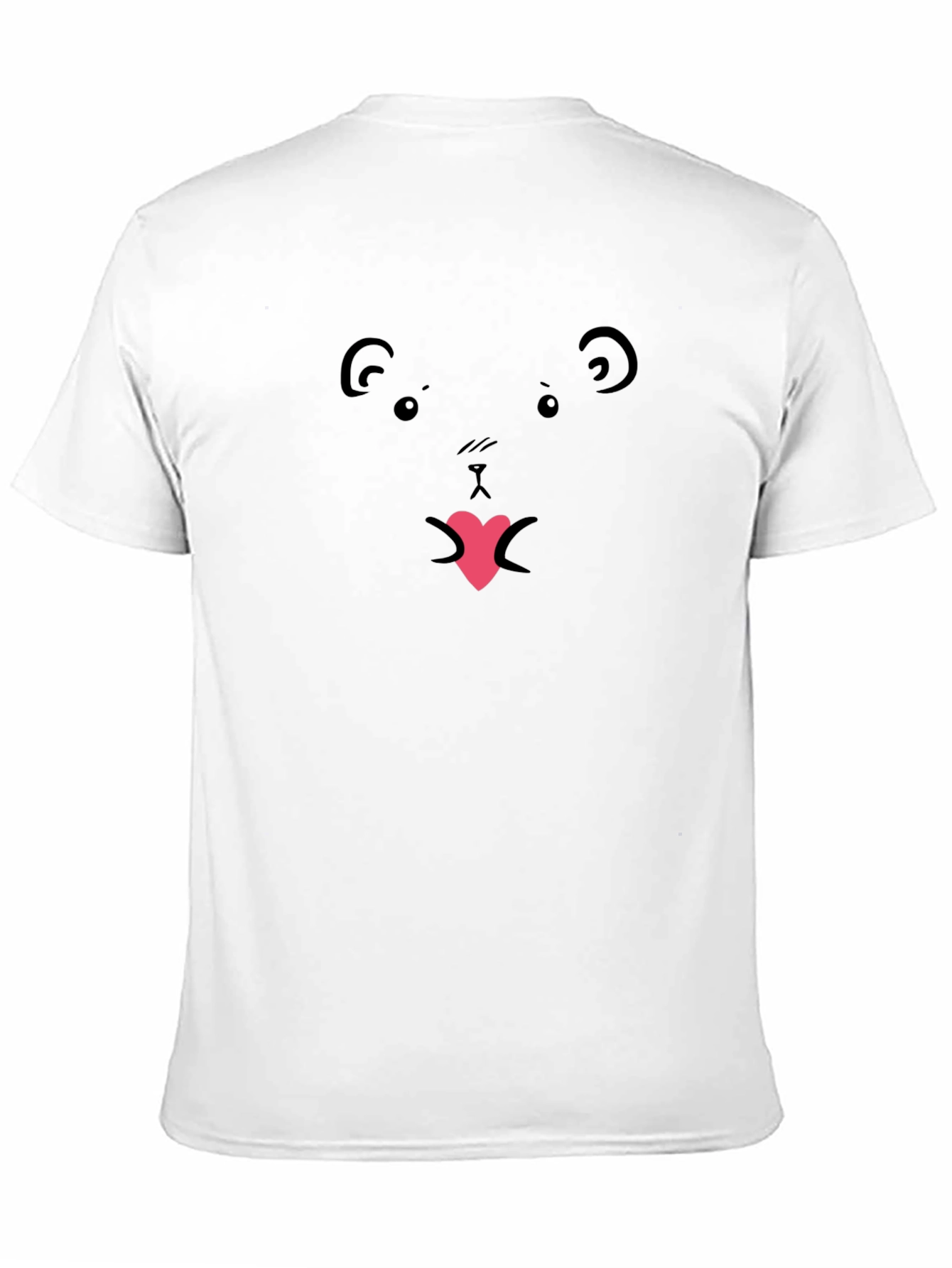 Cute Bear Heart Tongue T-Shirt