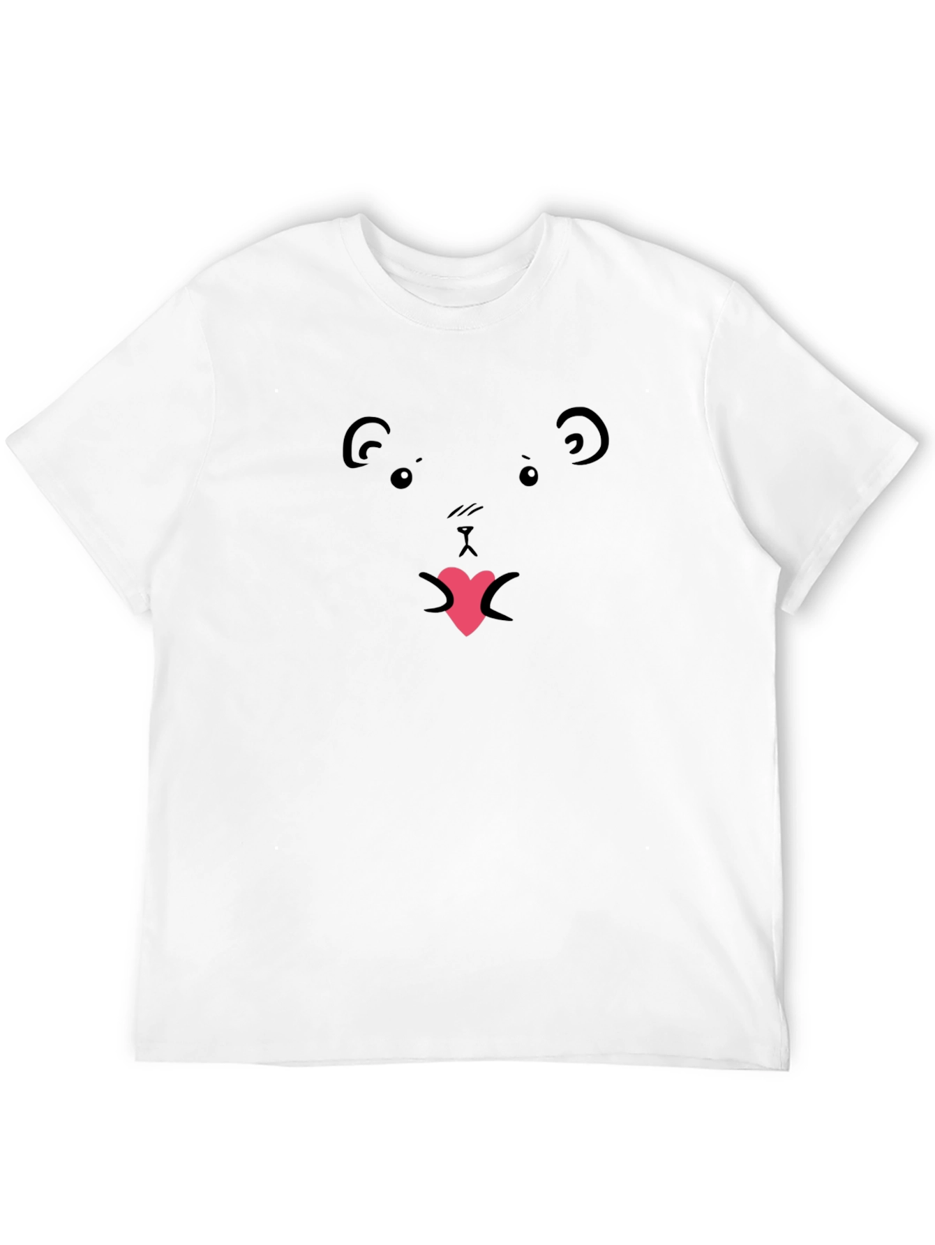 Cute Bear Heart Tongue T-Shirt