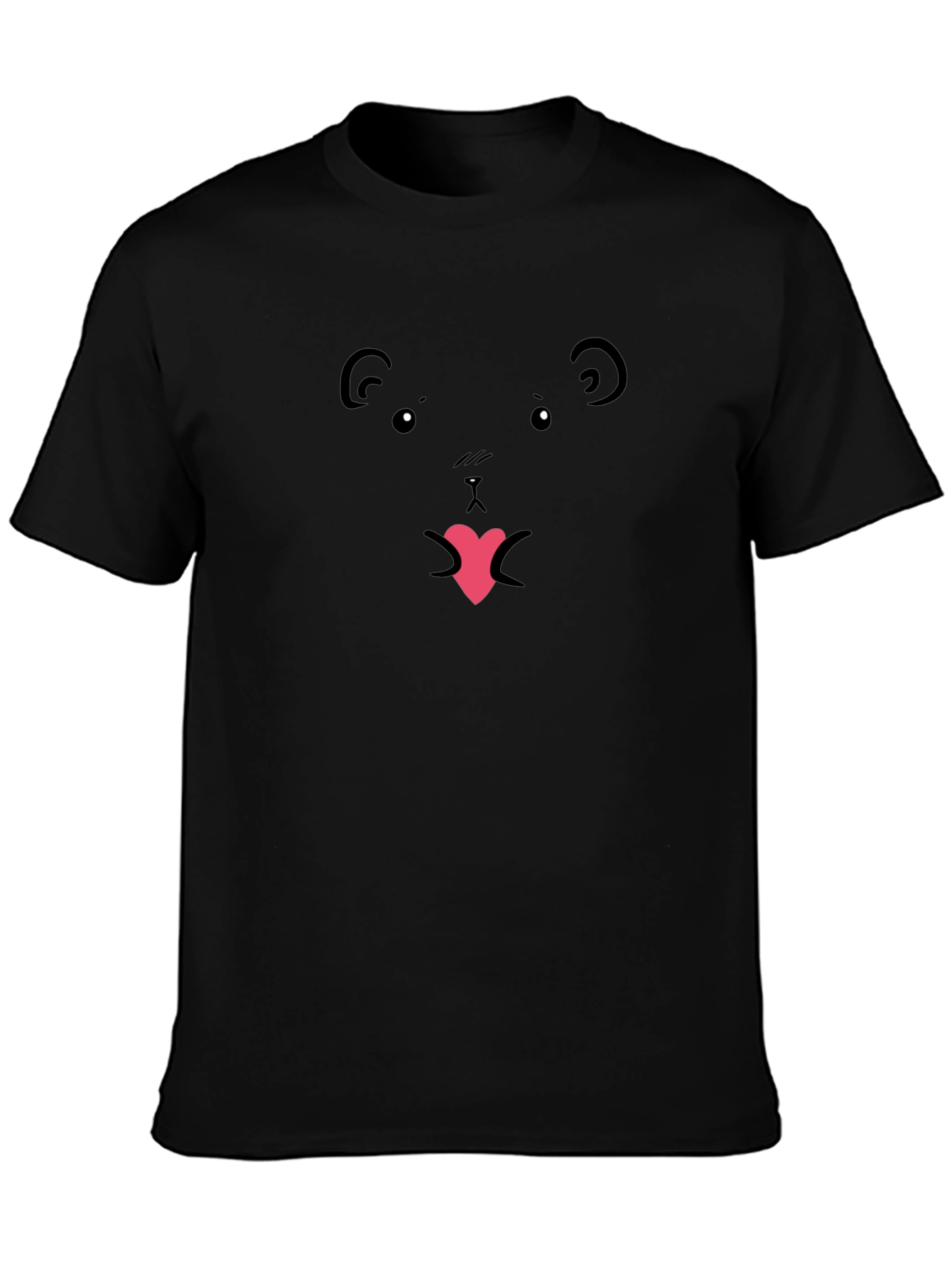 Cute Bear Heart Tongue T-Shirt