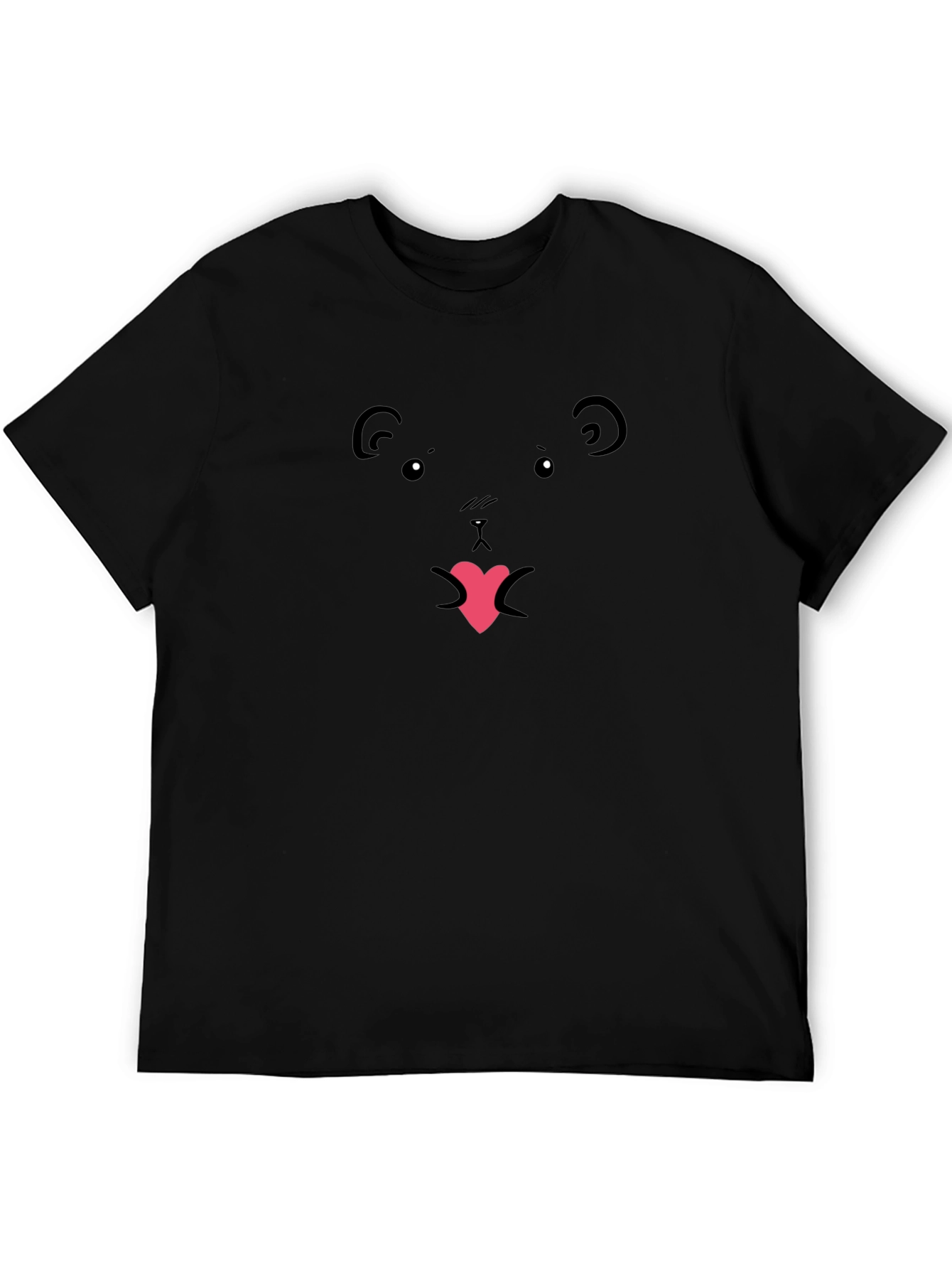 Cute Bear Heart Tongue T-Shirt