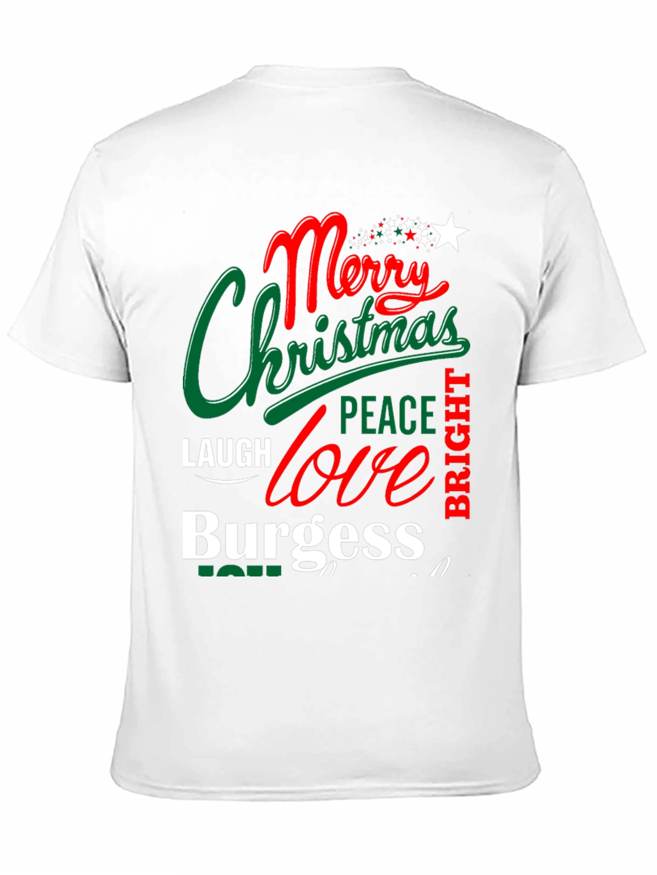 Merry Christmas Burgess Holiday T-Shirt