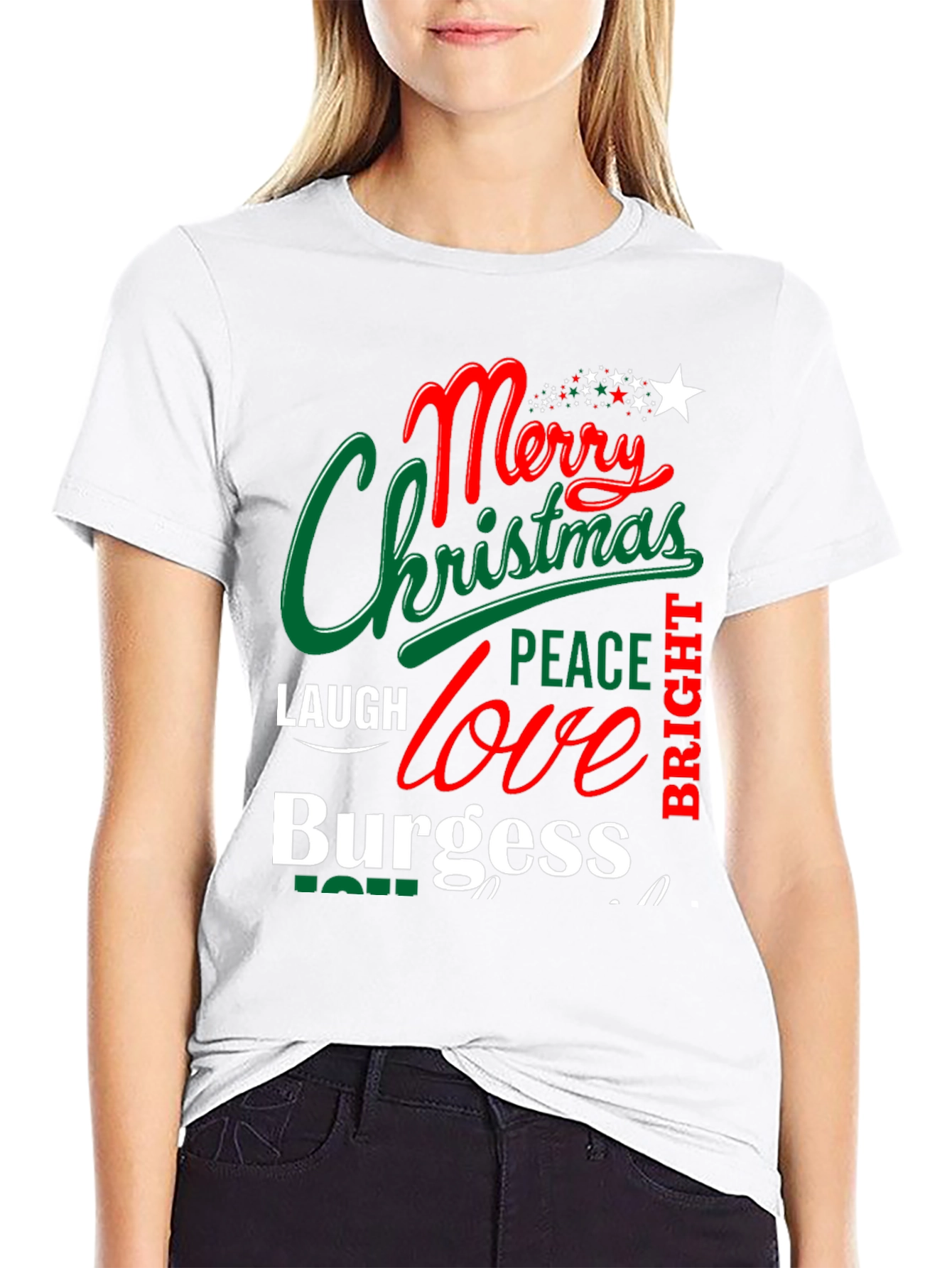 Merry Christmas Burgess Holiday T-Shirt