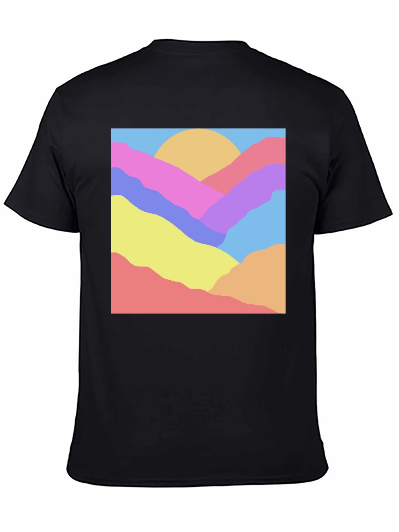 Abstract Mountain Graphic Tee - Unisex