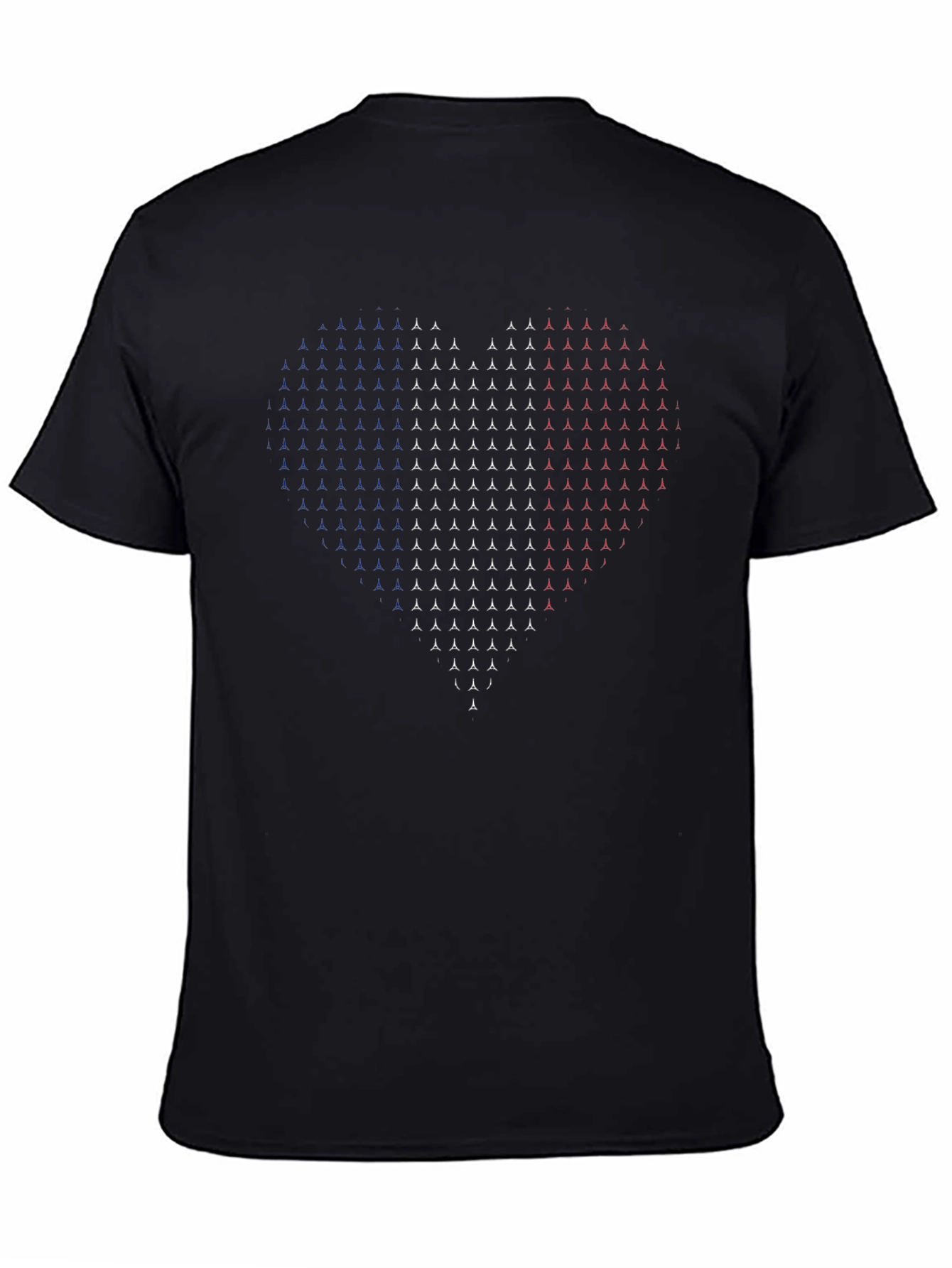 Patriotic Heart T-Shirt - USA Love Tee