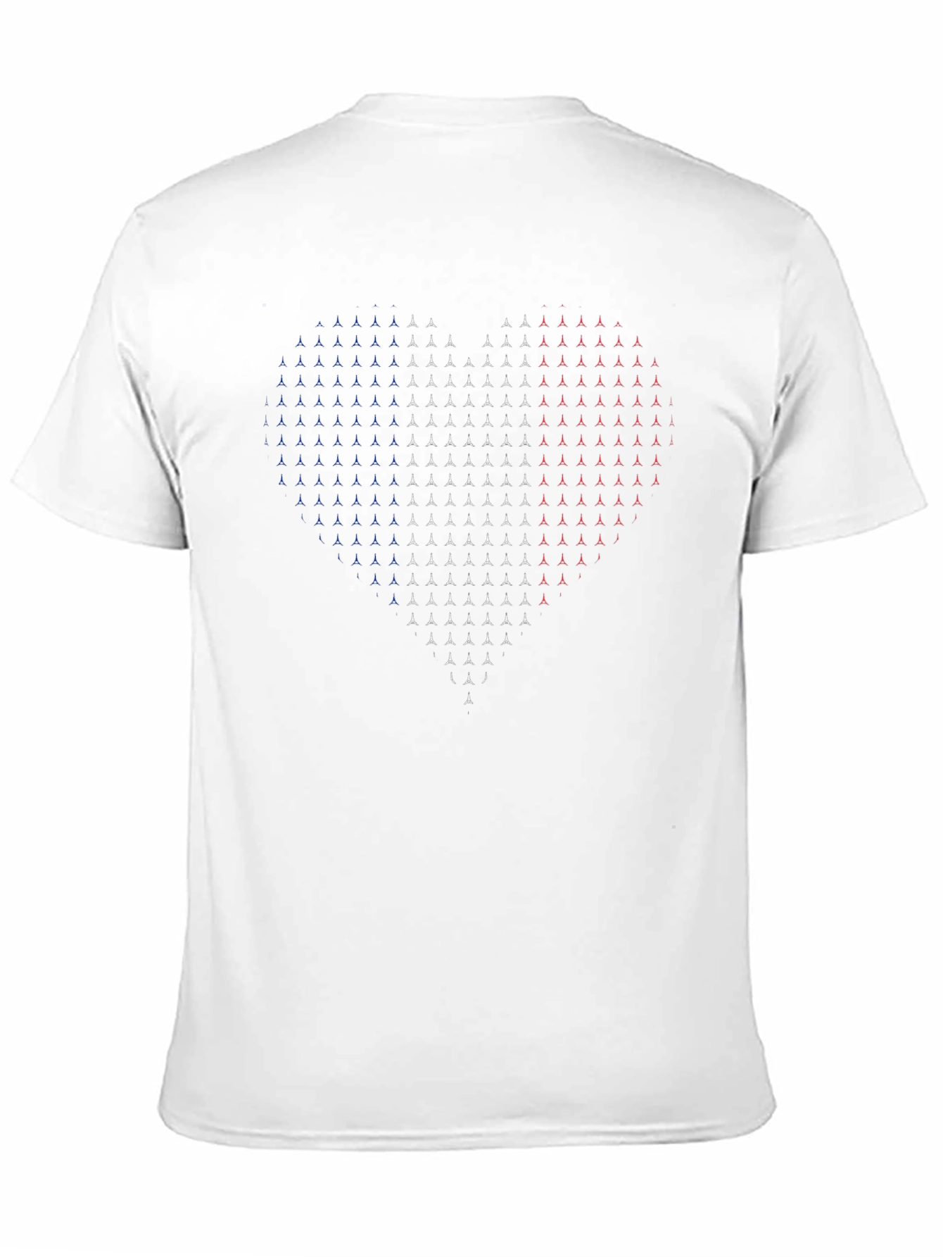 Patriotic Heart T-Shirt - USA Love Tee