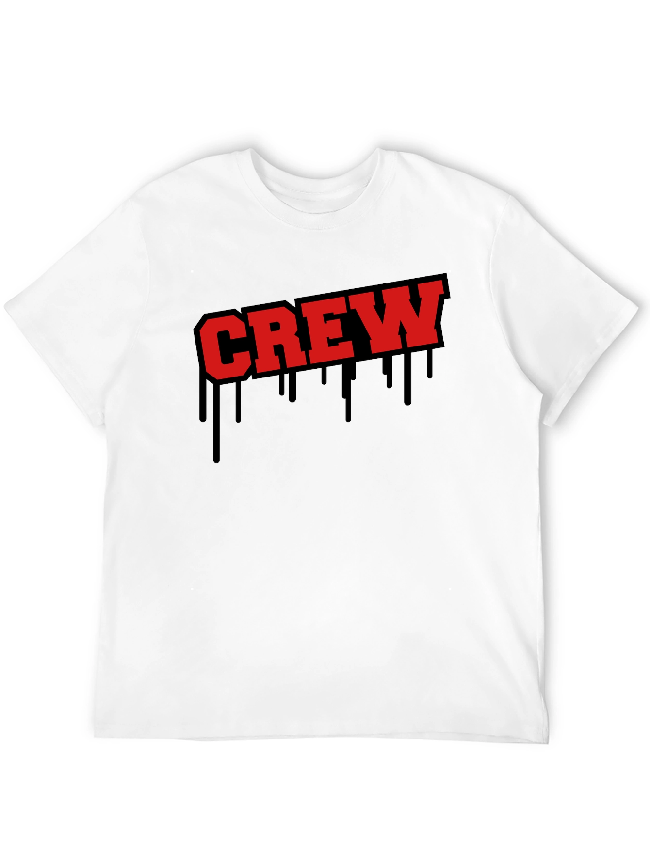 Crew Drip Graphic Tee - Bold & Edgy Style