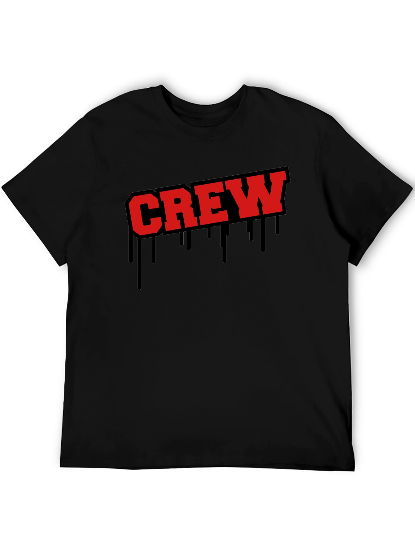 Crew Drip Graphic Tee - Bold & Edgy Style