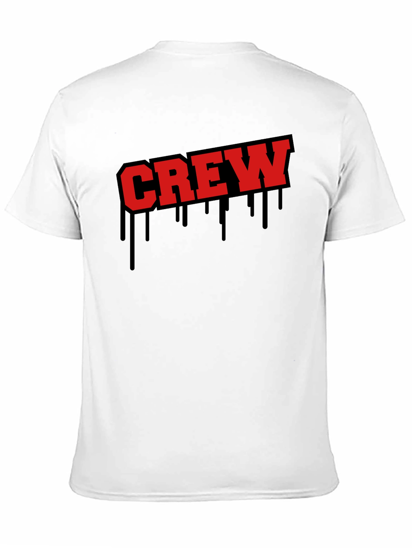 Crew Drip Graphic Tee - Bold & Edgy Style