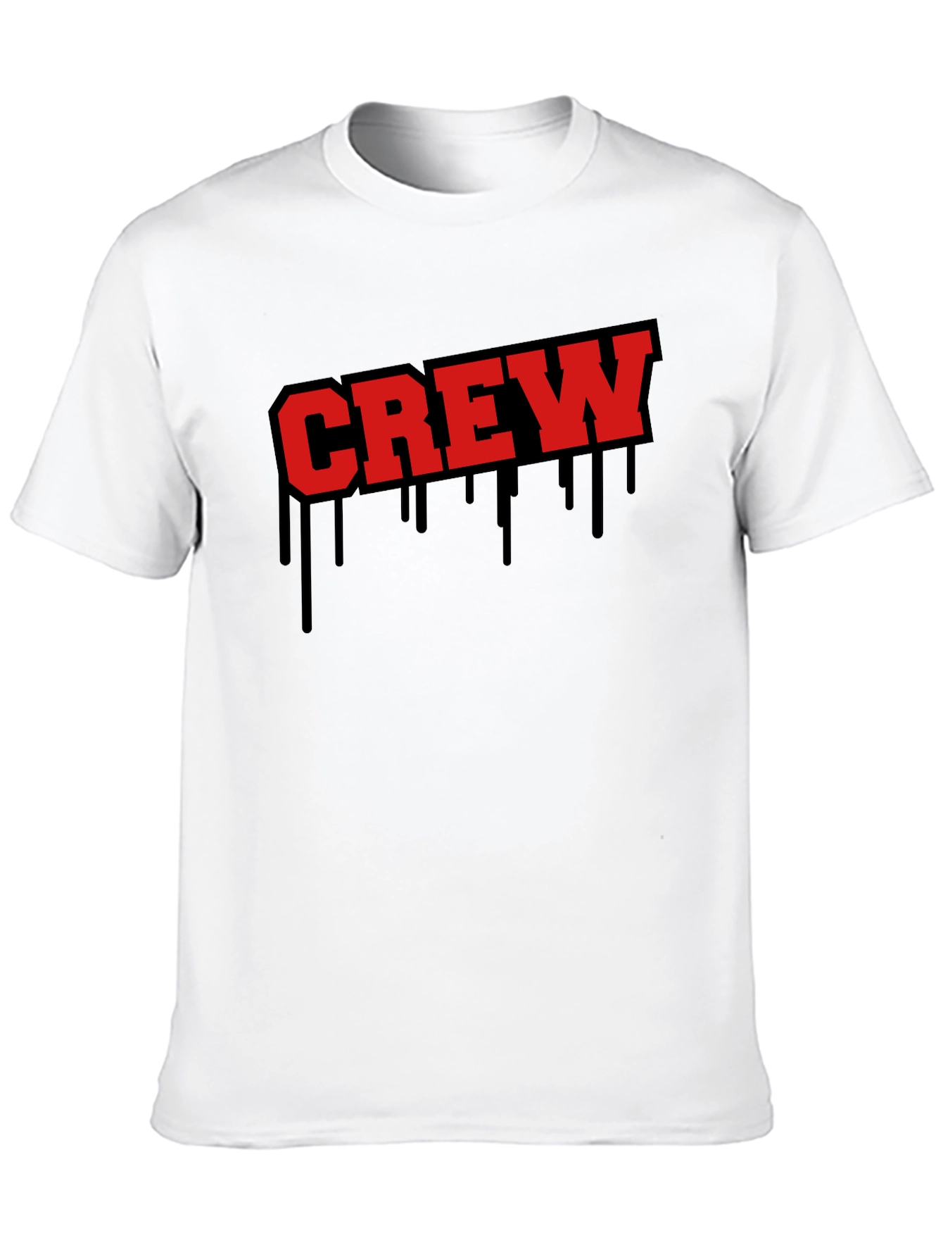 Crew Drip Graphic Tee - Bold & Edgy Style