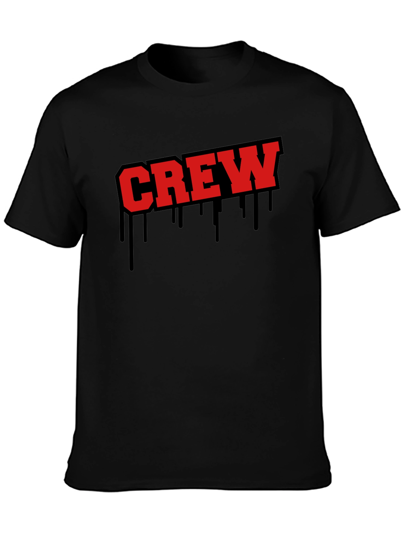 Crew Drip Graphic Tee - Bold & Edgy Style