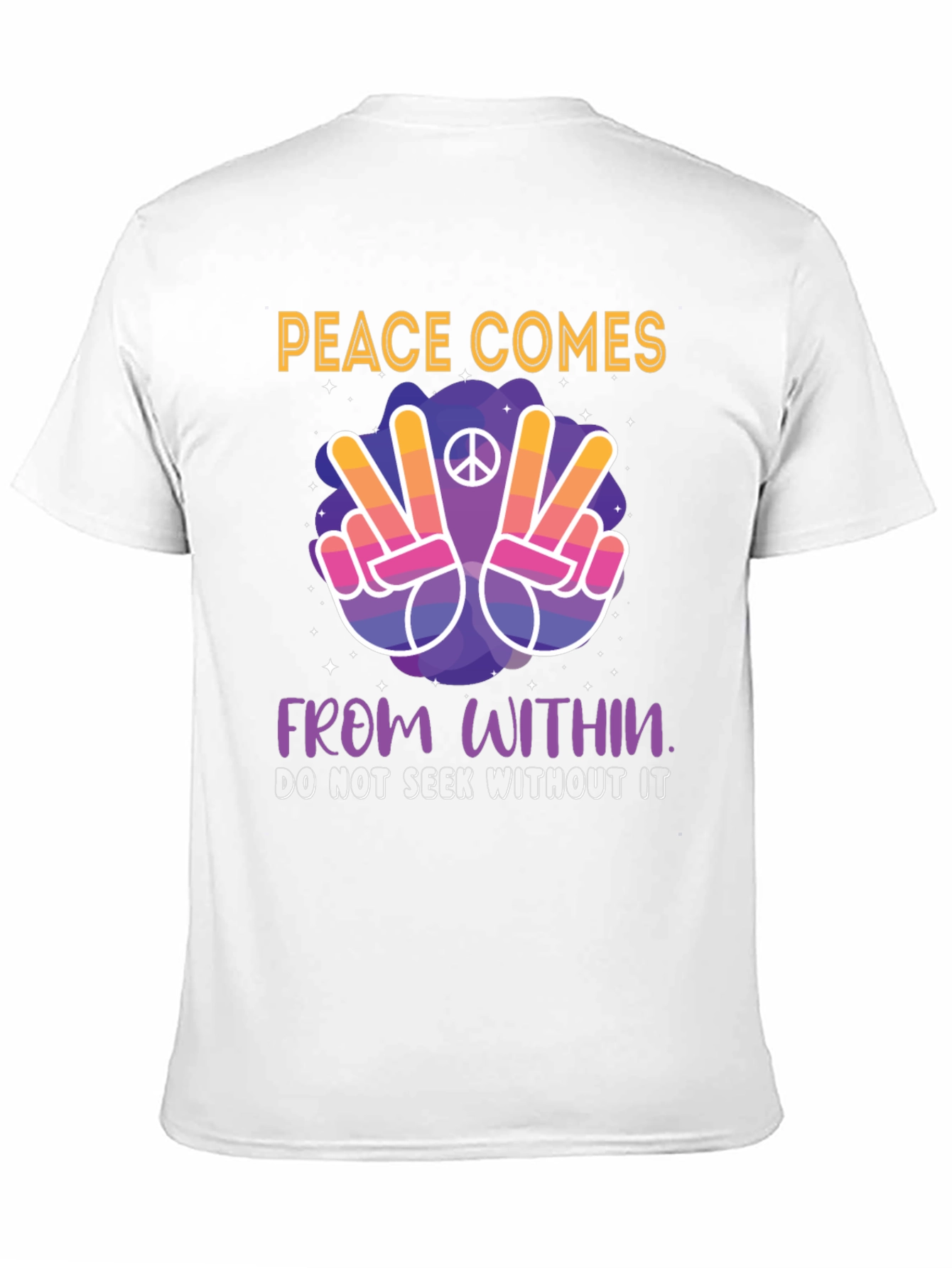 Peace Comes From Within Graphic T-Shirt