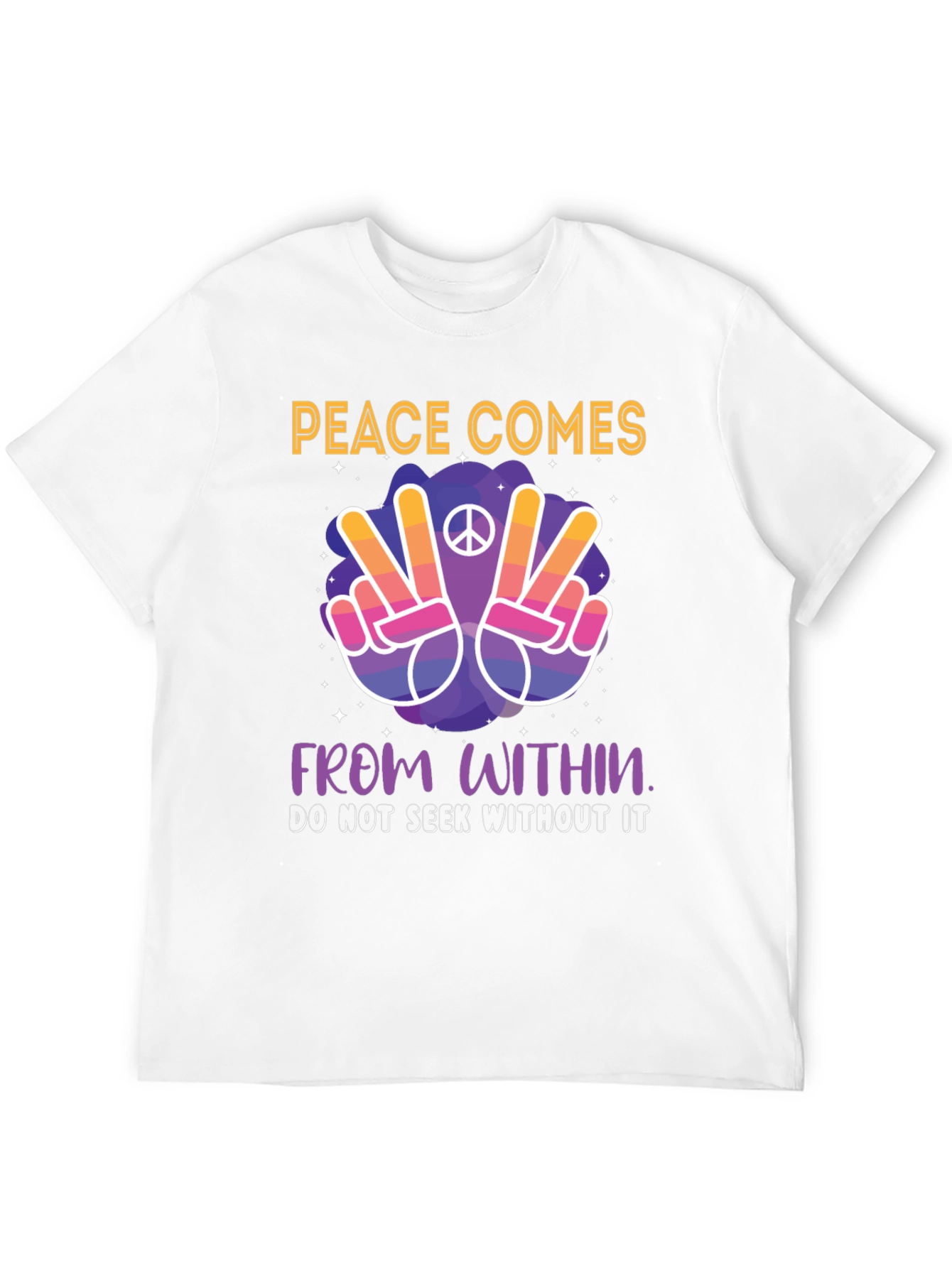 Peace Comes From Within Graphic T-Shirt