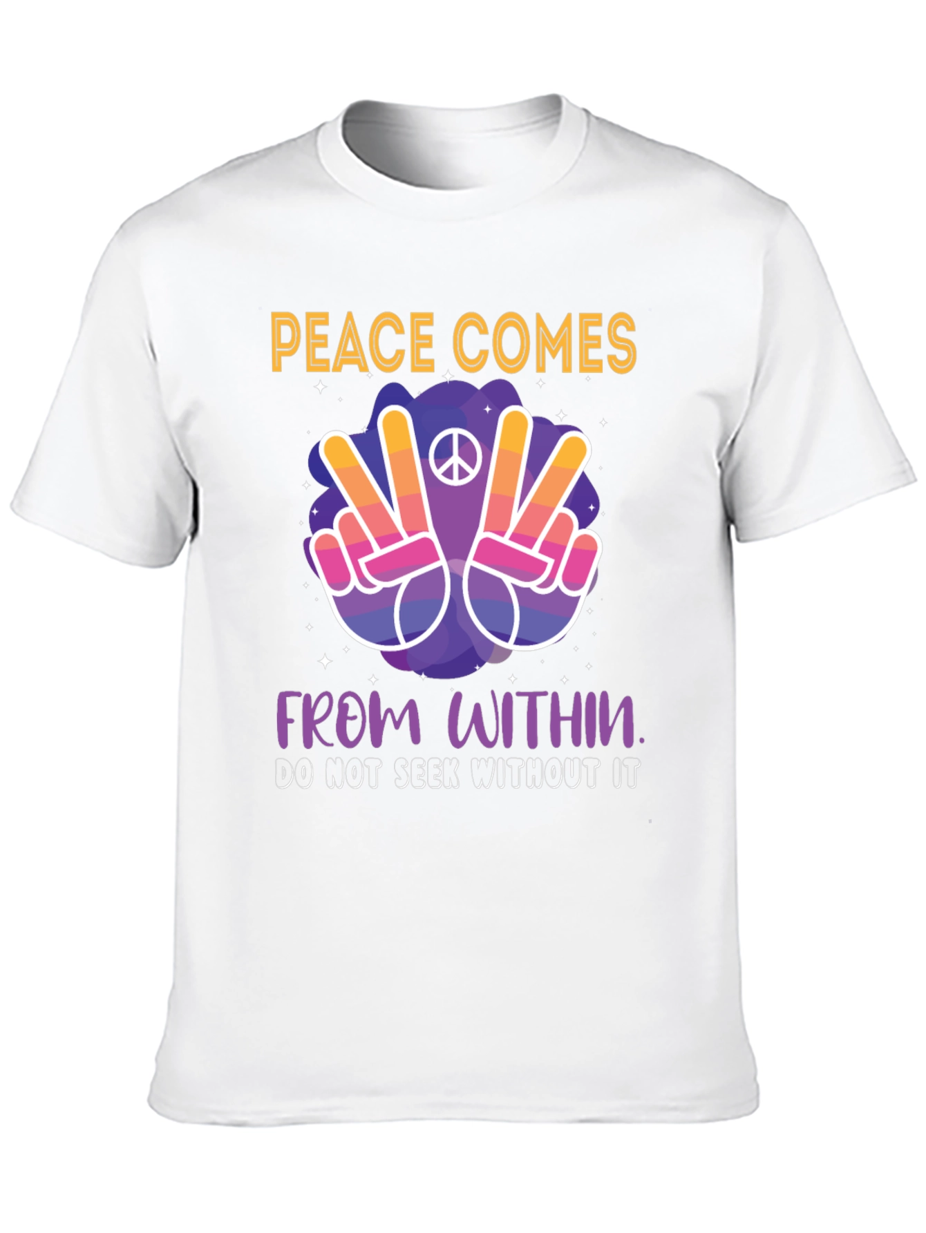 Peace Comes From Within Graphic T-Shirt