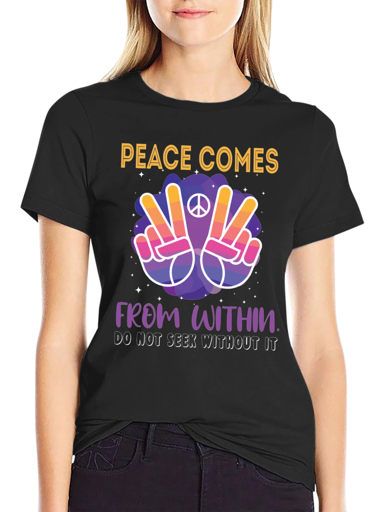 Peace Comes From Within Graphic T-Shirt