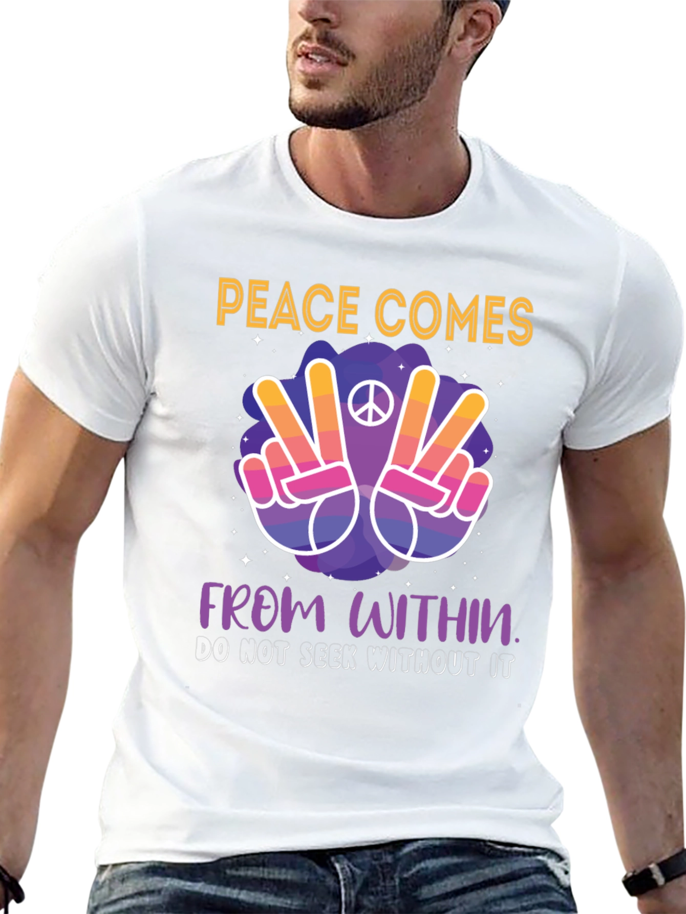 Peace Comes From Within Graphic T-Shirt