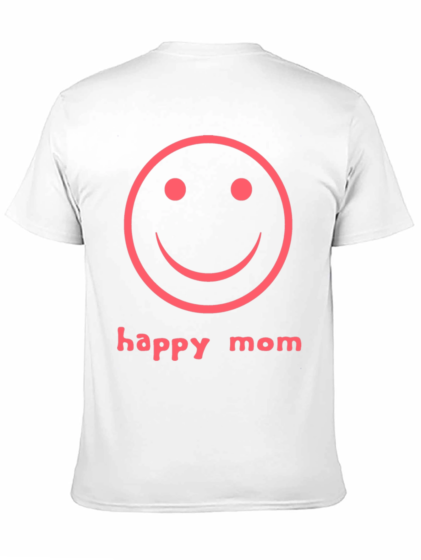 Happy Mom Smiley Face Graphic T-Shirt
