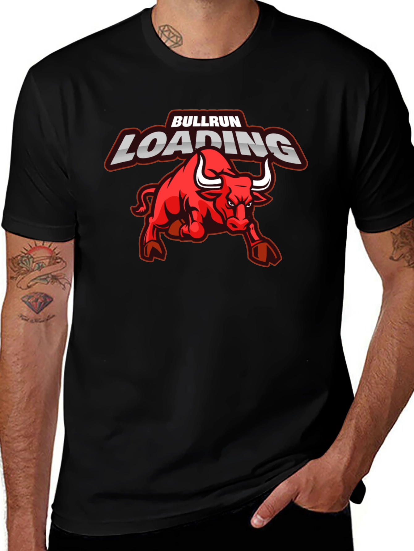 Bullrun Loading Graphic T-Shirt