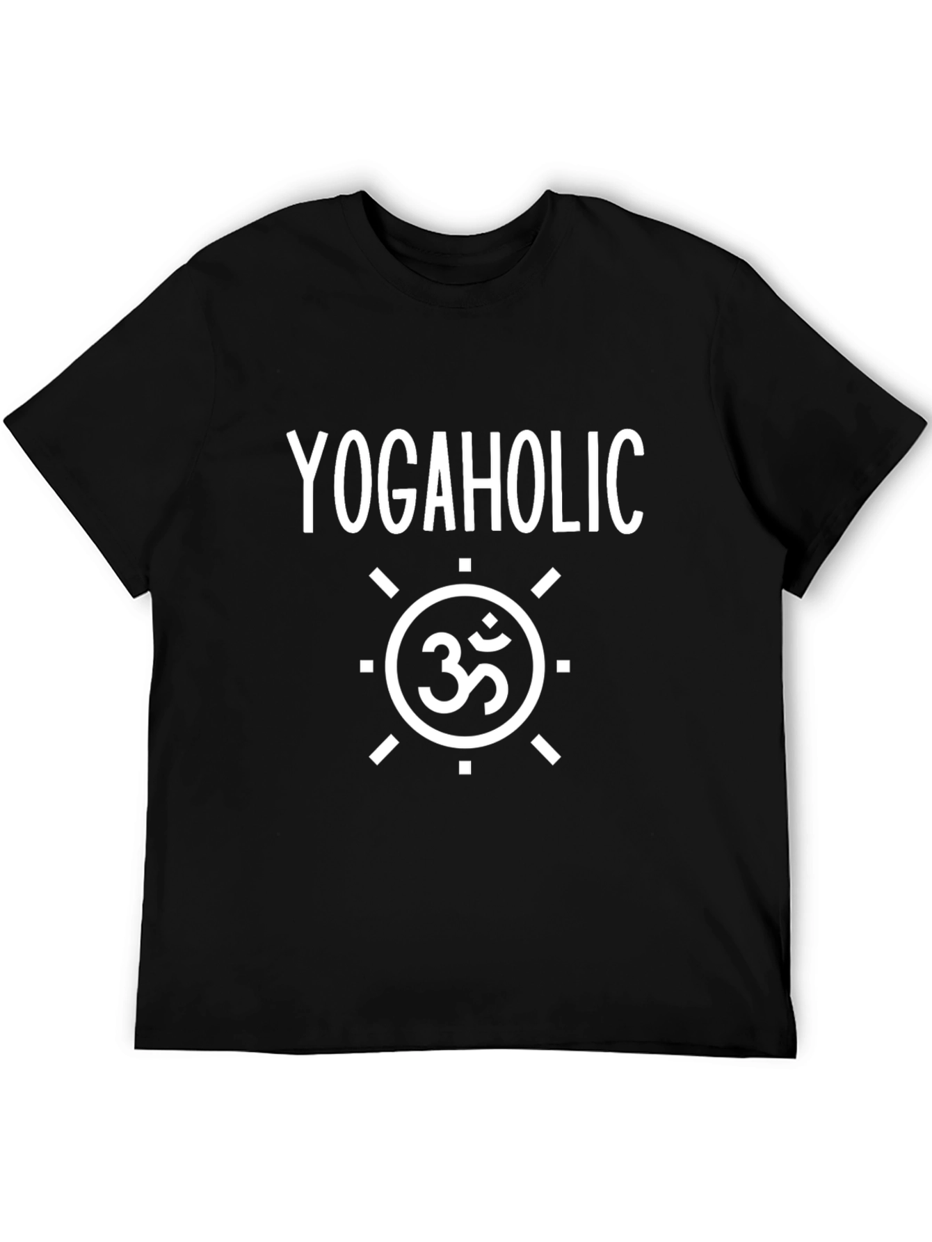 Yogaholic Black T-Shirt