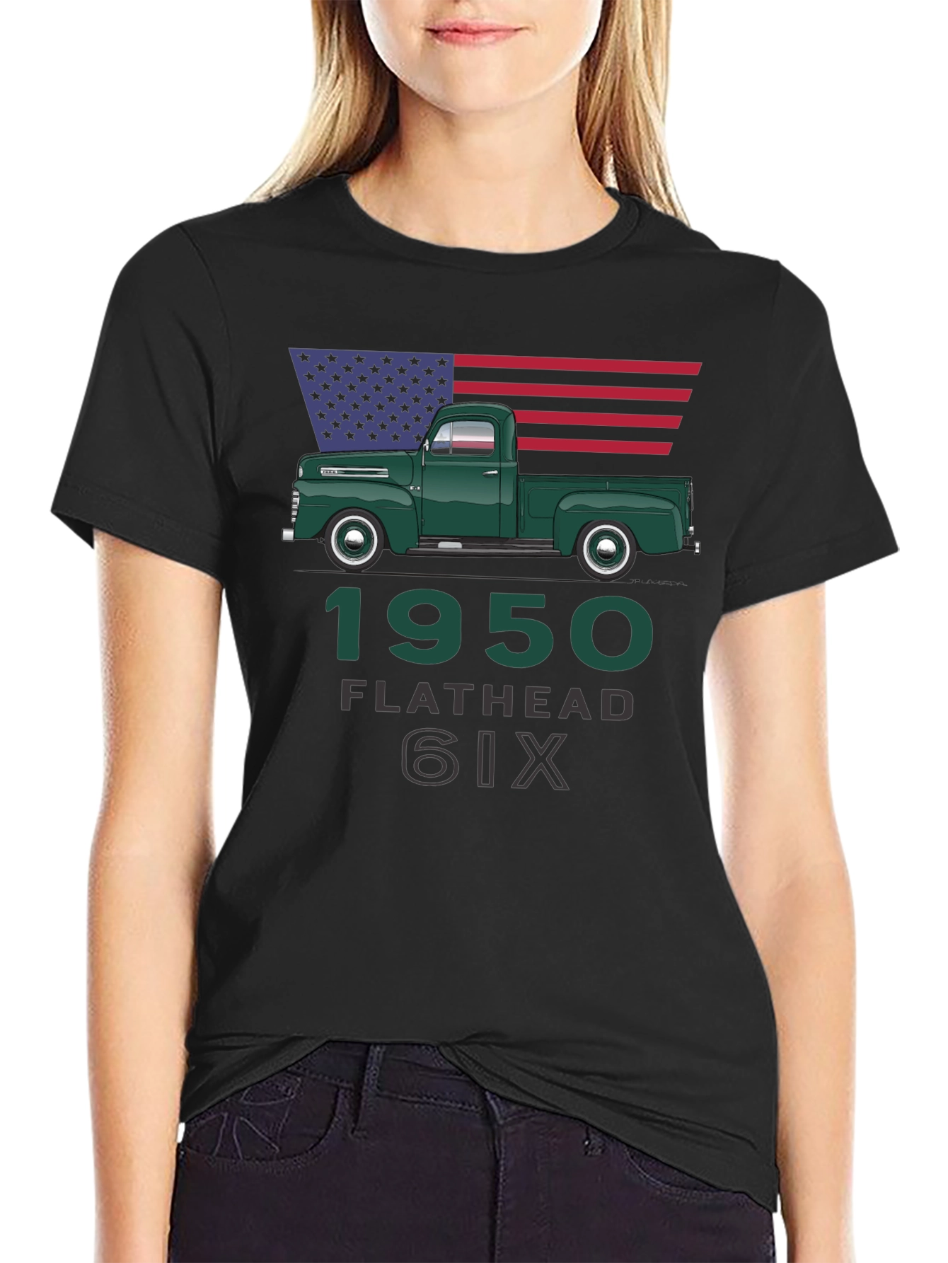 1950 Flathead Six Truck Tee