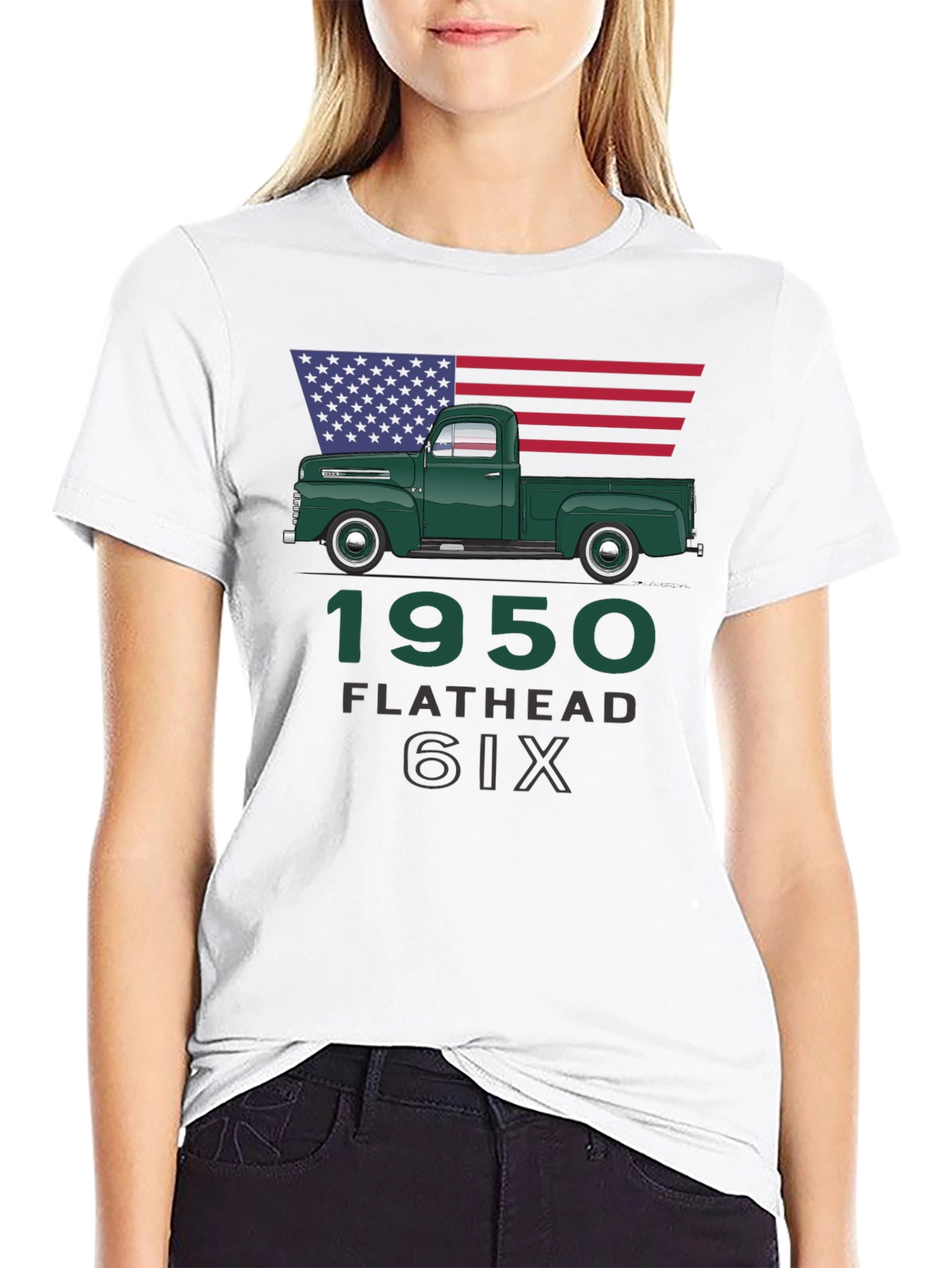 1950 Flathead Six Truck Tee