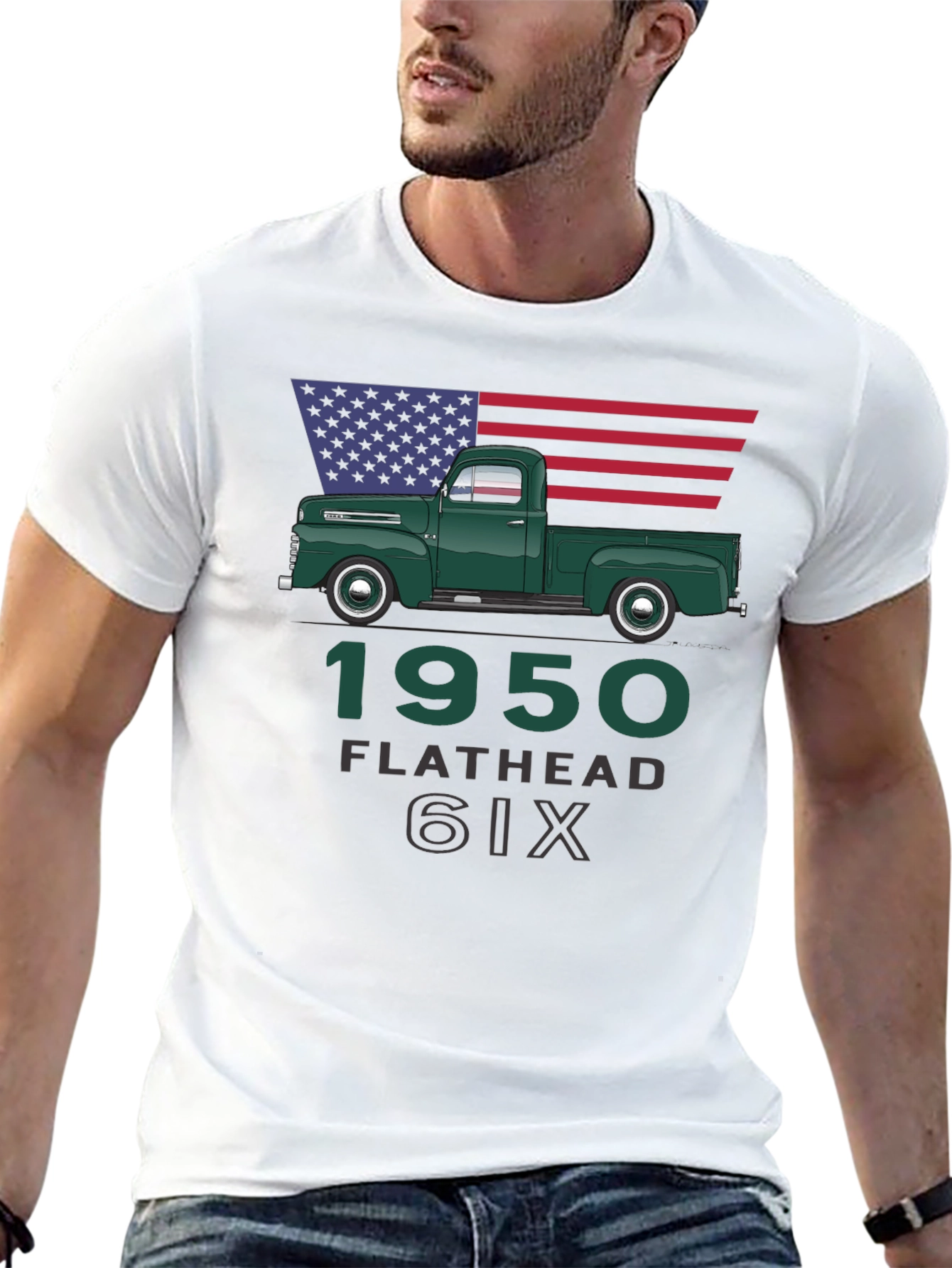 1950 Flathead Six Truck Tee