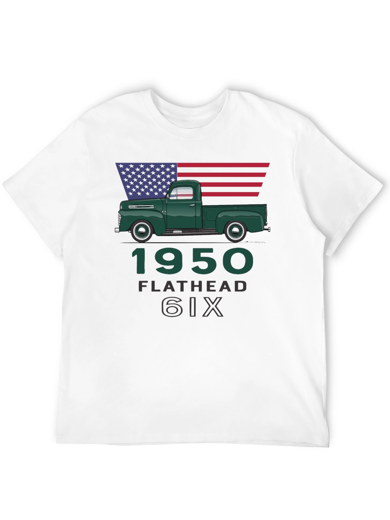 1950 Flathead Six Truck Tee