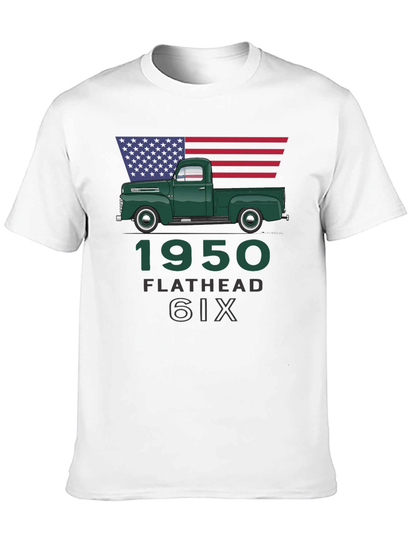 1950 Flathead Six Truck Tee