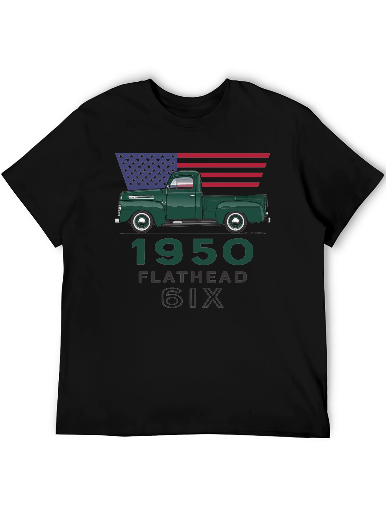 1950 Flathead Six Truck Tee