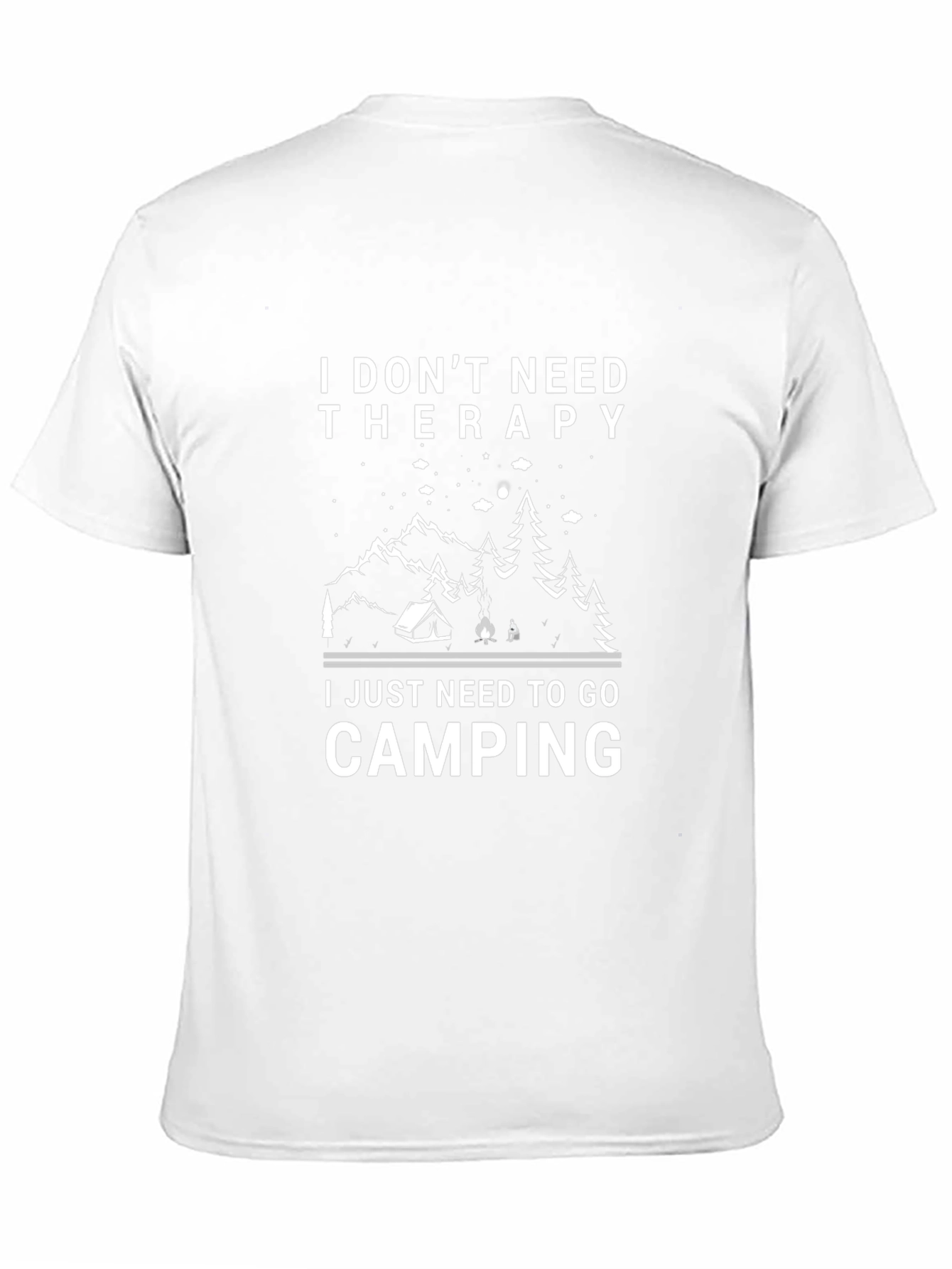Camping Therapy Black Graphic Tee