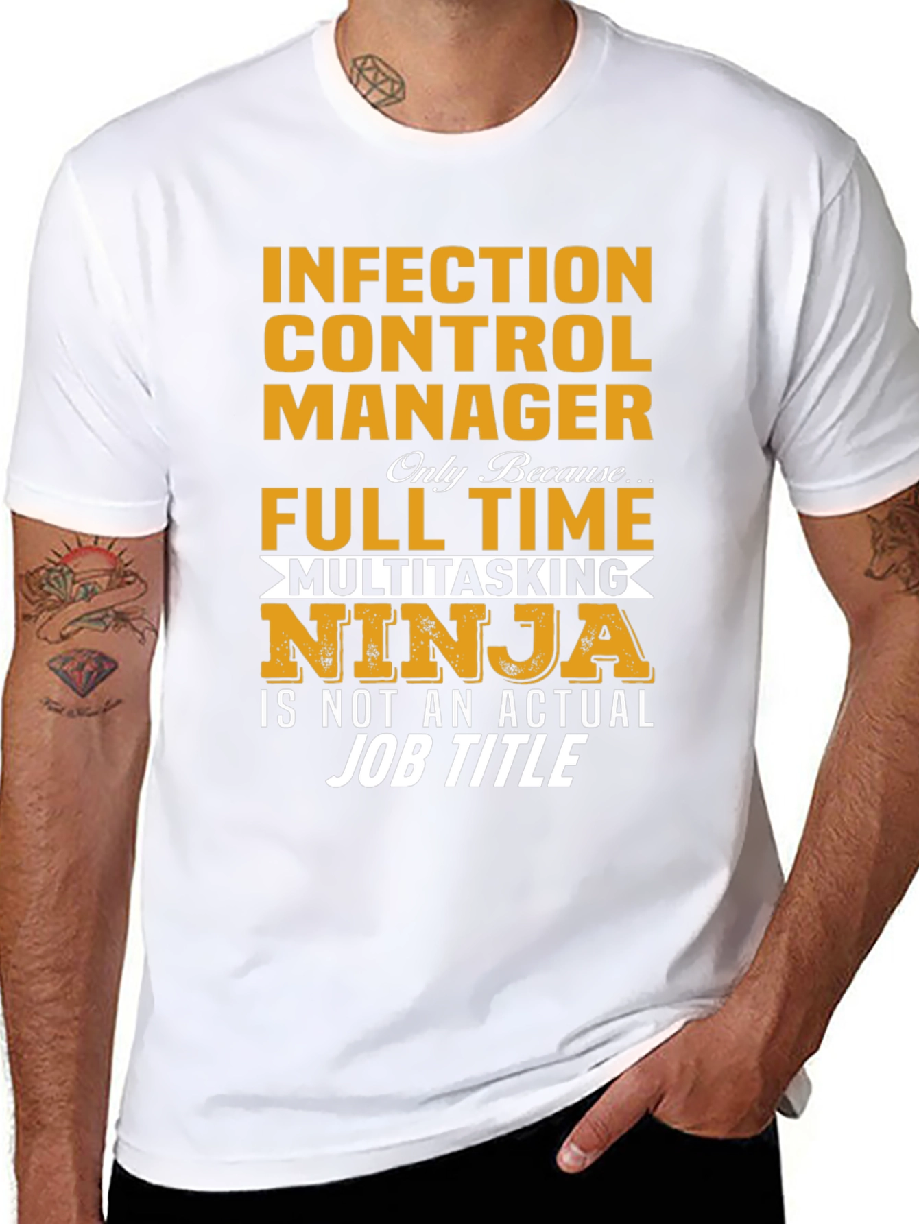 Infection Control Manager Multitasking Ninja T-Shirt