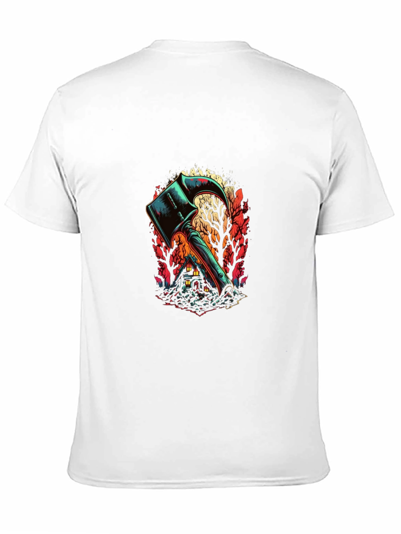 Axe House Graphic Tee - Spooky Season T-Shirt