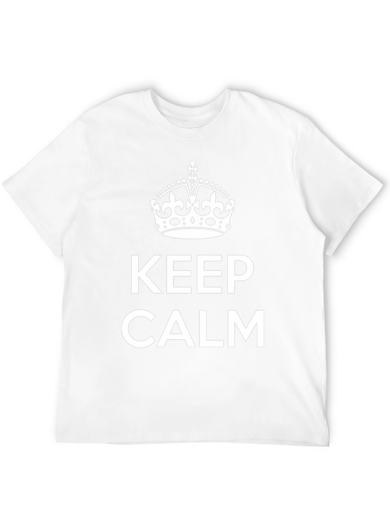 Keep Calm Black Graphic Tee