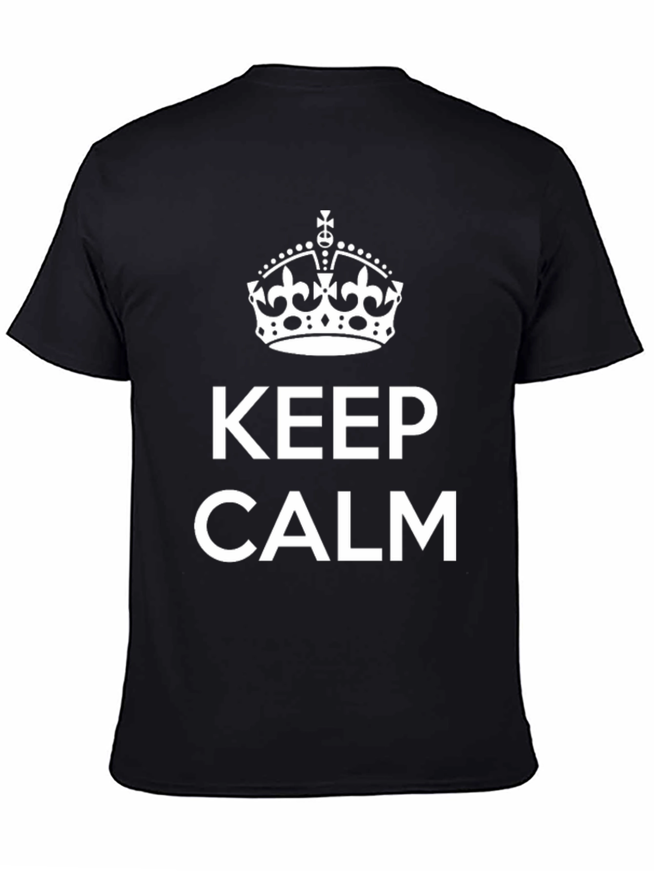 Keep Calm Black Graphic Tee