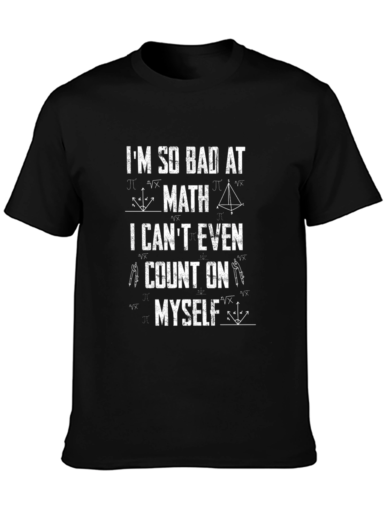 Math Humor T-Shirt: Im So Bad at Math