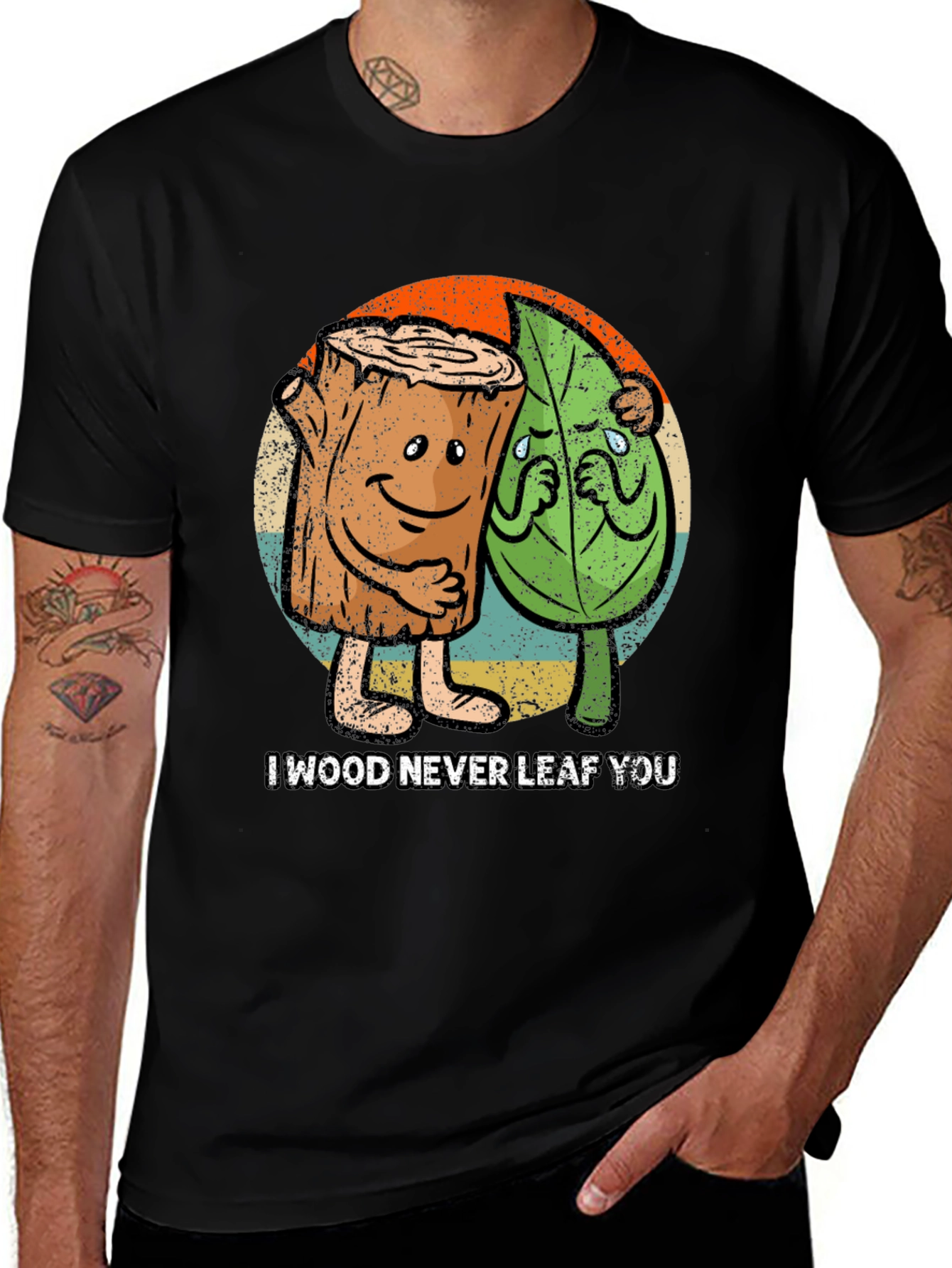 I Wood Never Leaf You Graphic T-Shirt