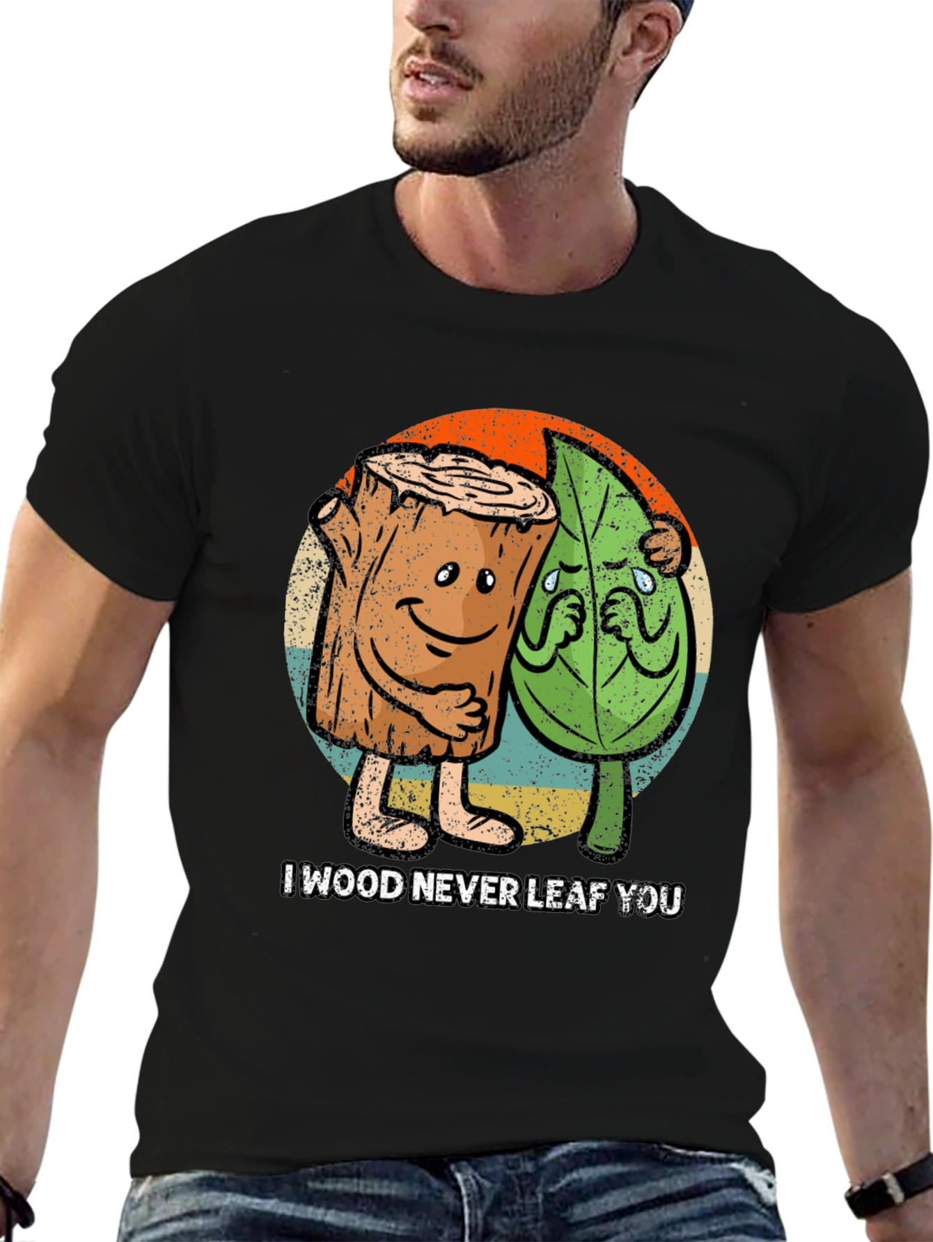 I Wood Never Leaf You Graphic T-Shirt