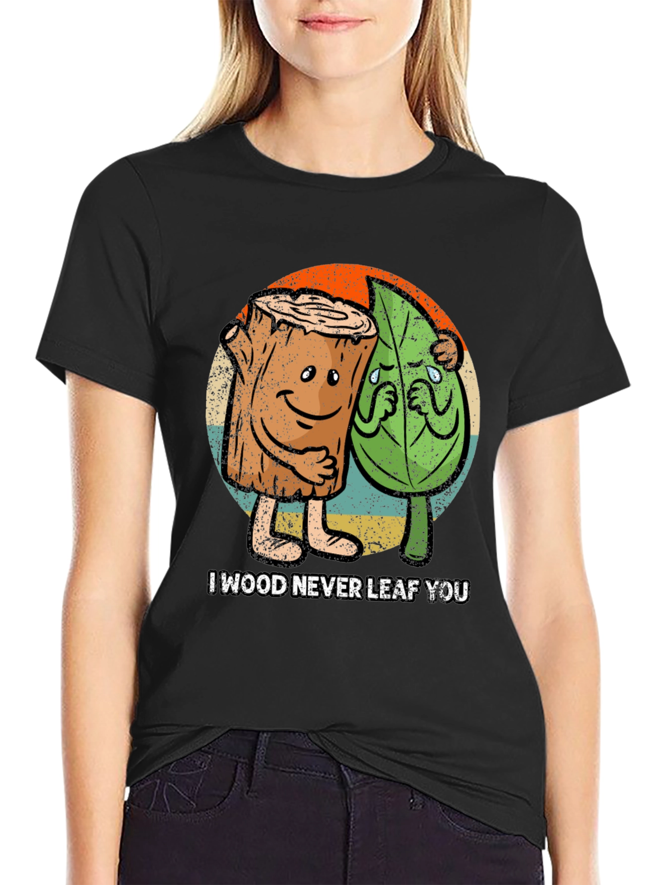 I Wood Never Leaf You Graphic T-Shirt