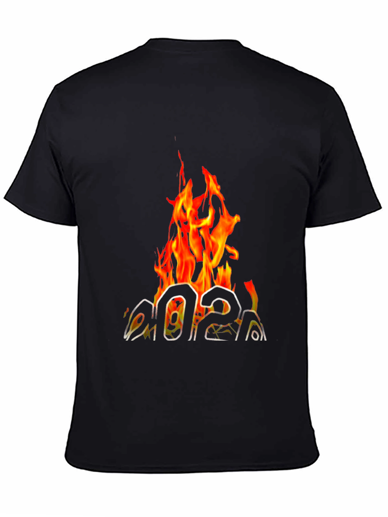 Fiery 2021 Graphic Tee - Black Cotton T-Shirt