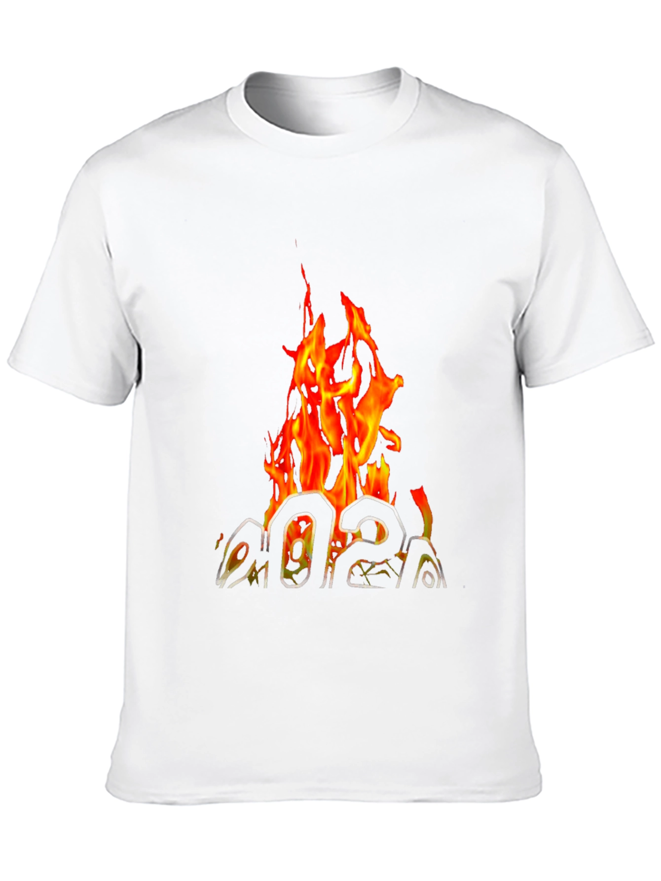 Fiery 2021 Graphic Tee - Black Cotton T-Shirt