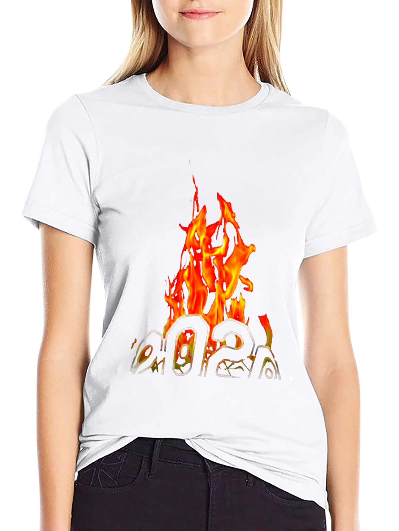 Fiery 2021 Graphic Tee - Black Cotton T-Shirt
