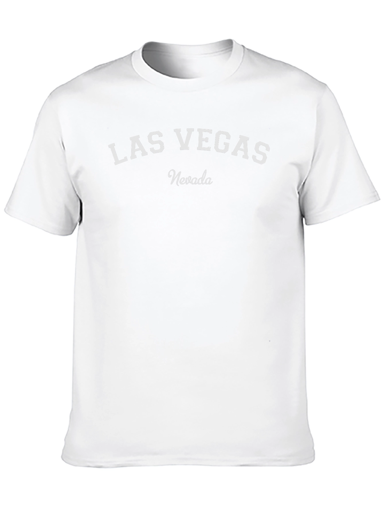 Las Vegas Nevada T-Shirt Black Cotton
