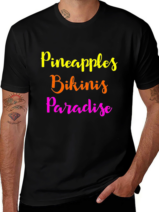 Pineapples Bikinis Paradise T-Shirt