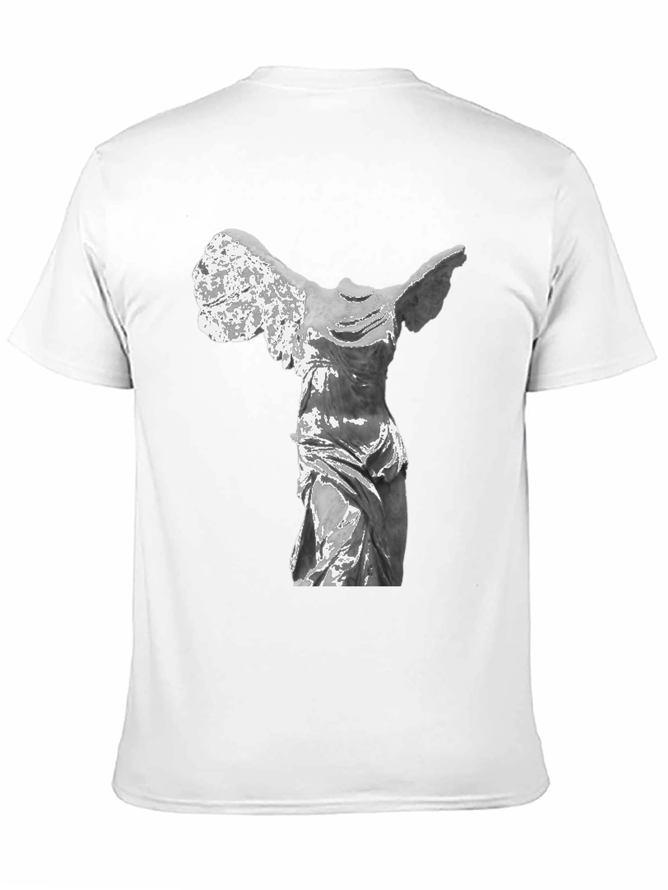Winged Victory Statue T-Shirt - Classic Black Tee