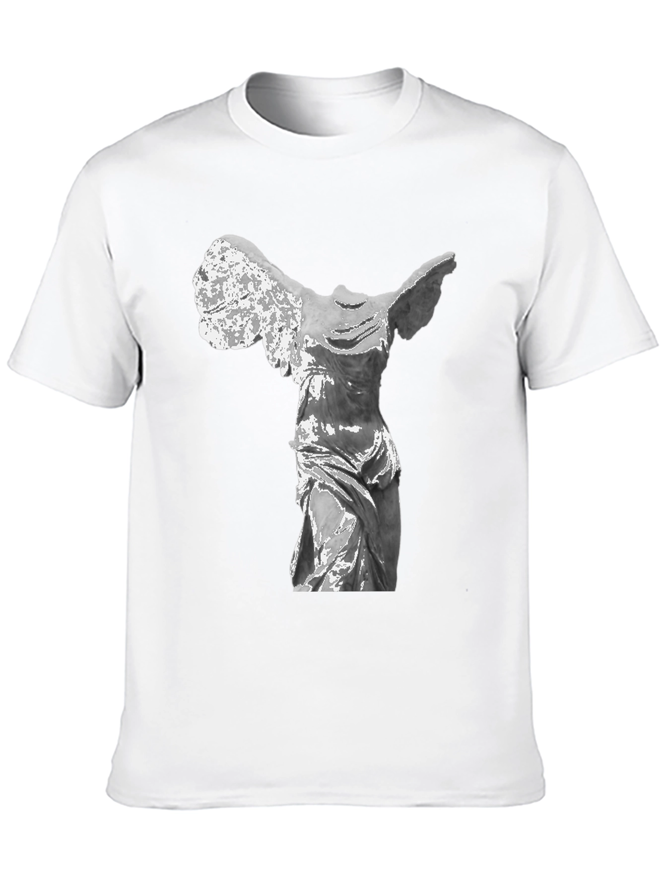 Winged Victory Statue T-Shirt - Classic Black Tee
