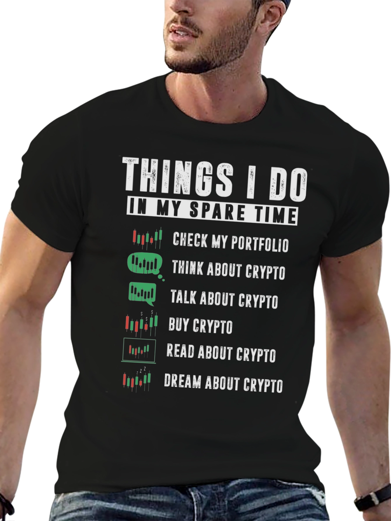 Crypto Investor Black T-Shirt