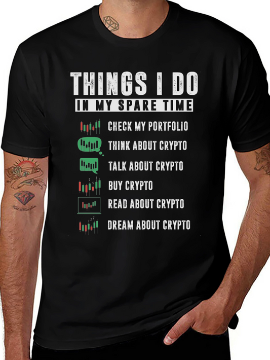 Crypto Investor Black T-Shirt