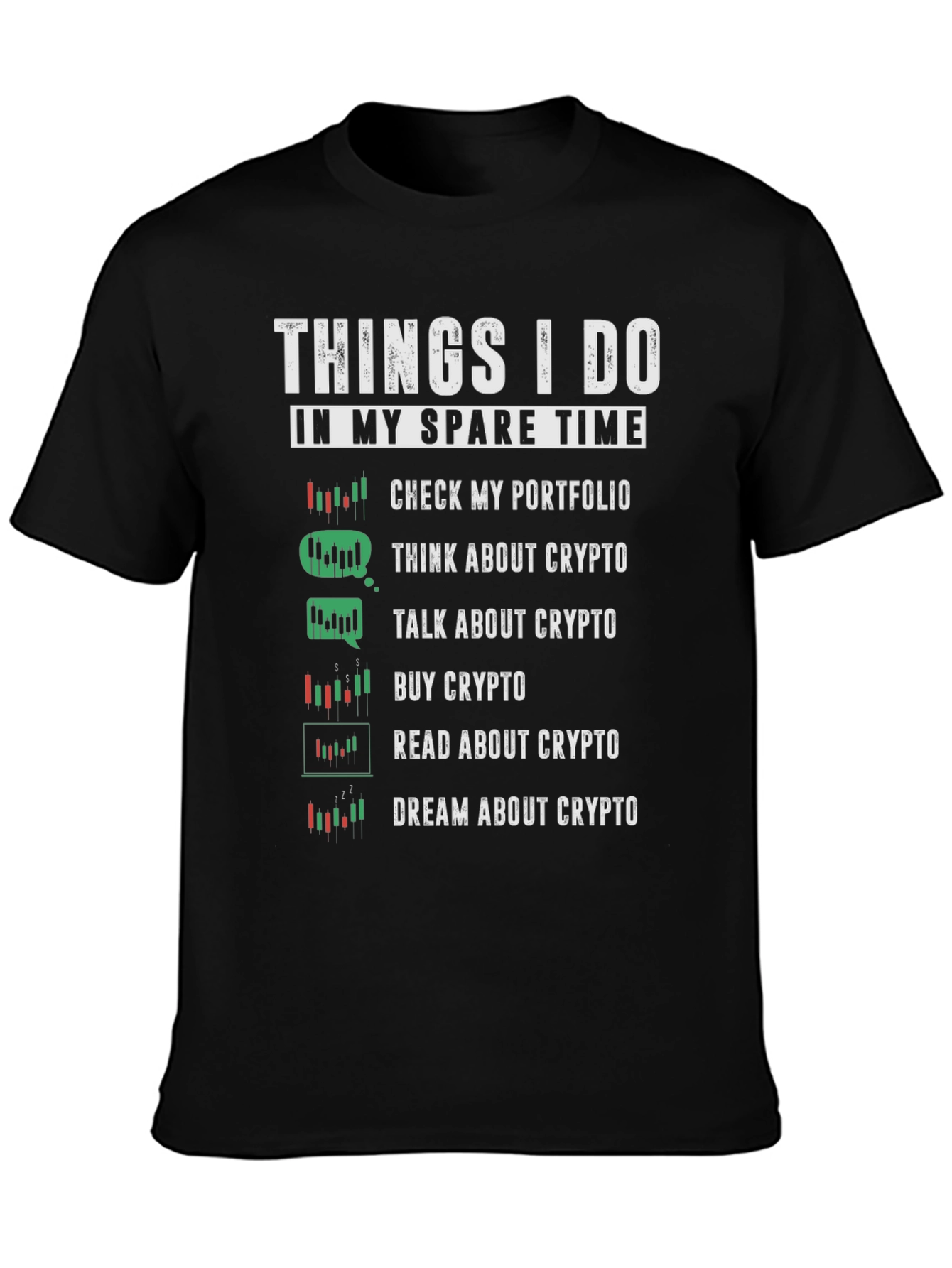 Crypto Investor Black T-Shirt