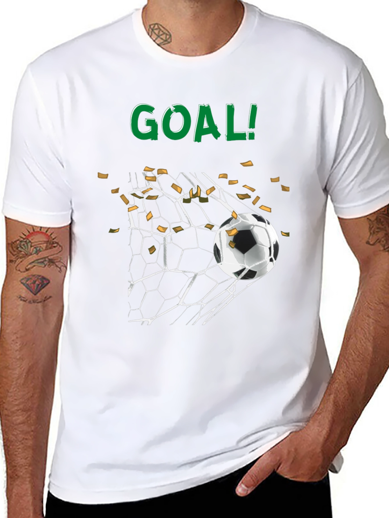 Goal! Graphic T-Shirt for Soccer Fans