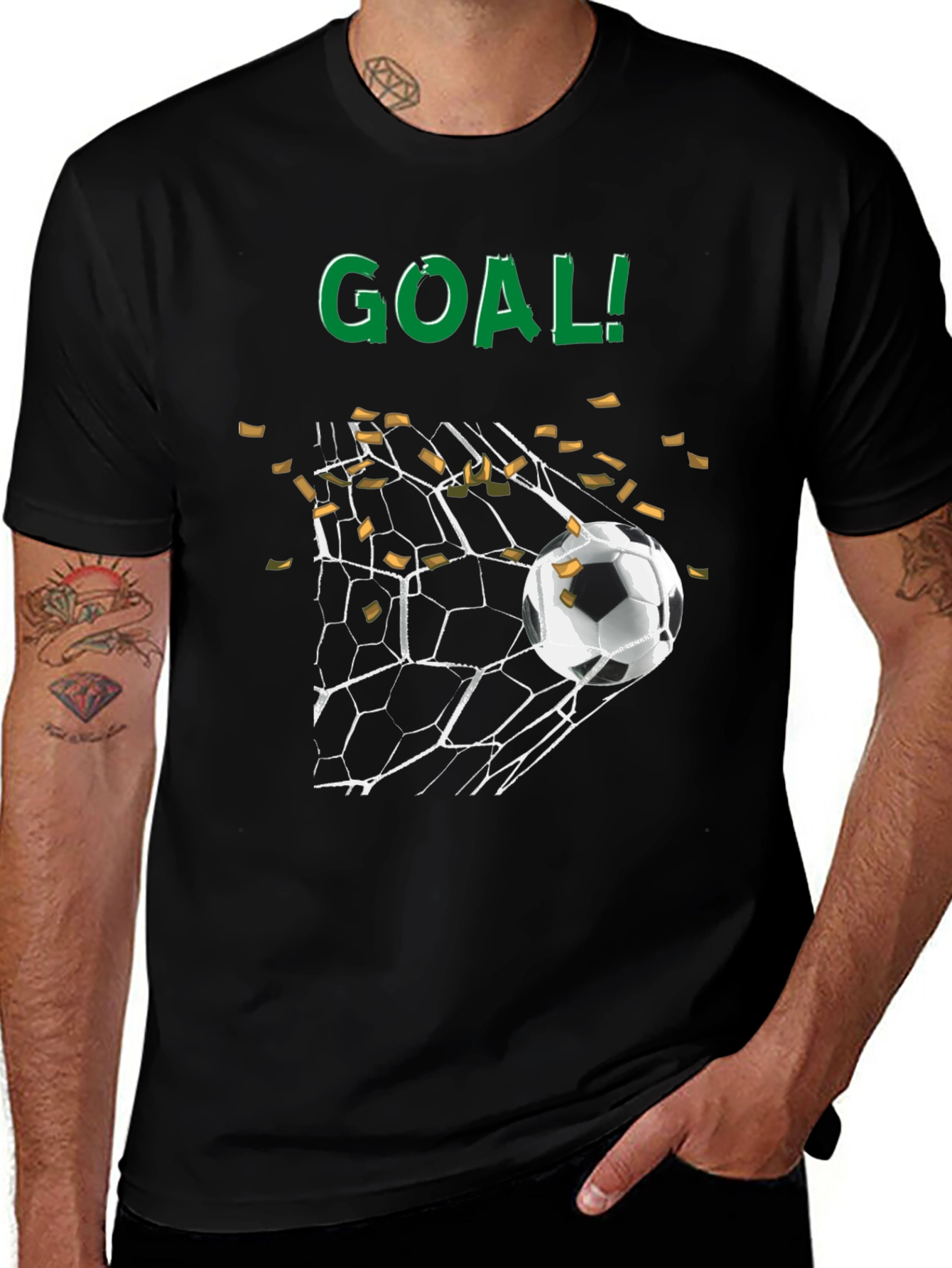 Goal! Graphic T-Shirt for Soccer Fans