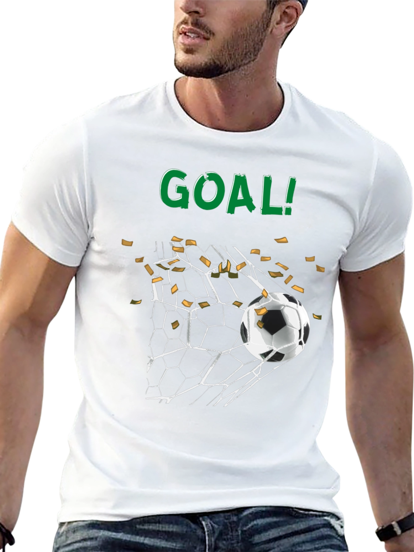 Goal! Graphic T-Shirt for Soccer Fans